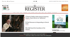 Desktop Screenshot of ncregister.com